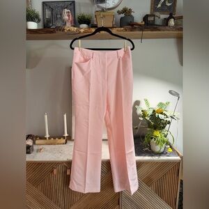 NWT Women's Pink Straight-Leg Dress Pants